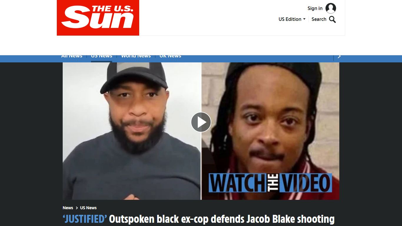 Ex-cop defends Jacob Blake shooting sparking fury over criminal record ...